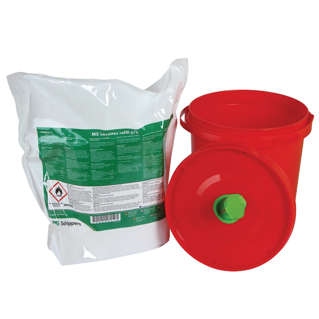 Wiper Bowl® Magic Power Wipes, vochtige schoonmaakdoekjes Wiper Bowl® Magic Power Wipes, vochtige schoonmaakdoekjes