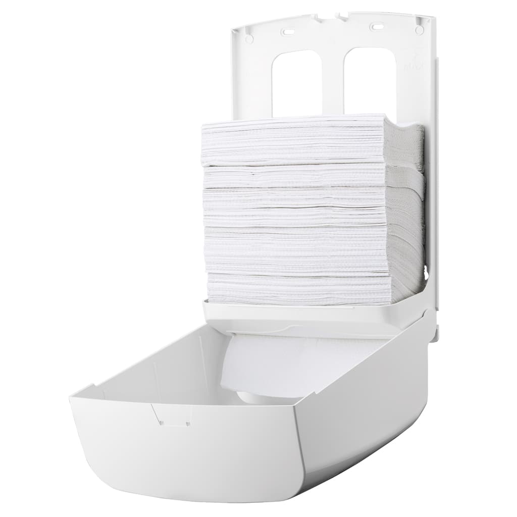 Papieren handdoekdispenser, aan de muur gemonteerde C-vouw commerciële handdoekdispenser, voor 200 papier, niet boren, voor badkamer/keuken/hotel/ restaurant Papieren handdoekdispenser, aan de muur gemonteerde C-vouw commerciële handdoekdispenser, voor 200 papier, niet boren, voor badkamer/keuken/hotel/ restaurant