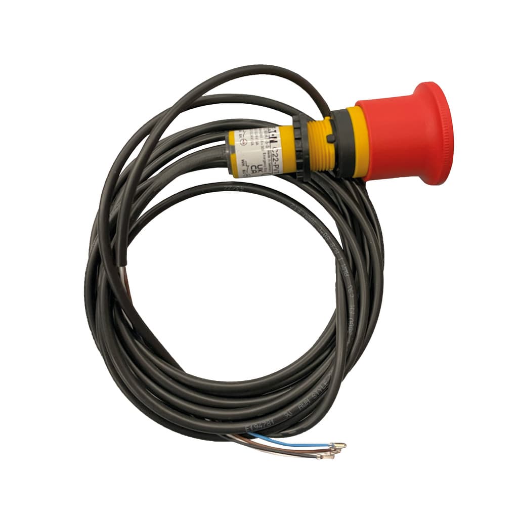 Spare part image Elektrische schakelaar noodstop 24 V tbv Platinum (Hydro)