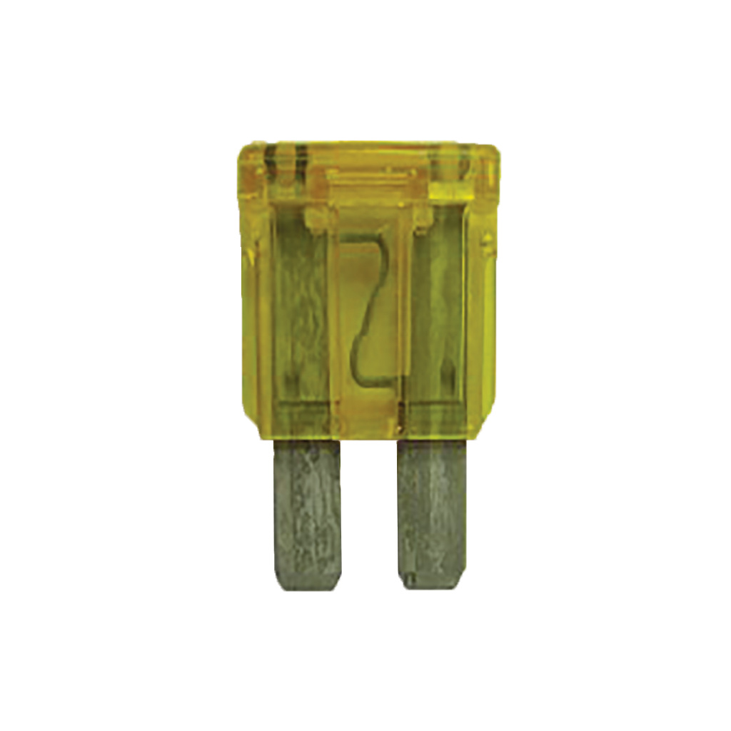 Spare part image Zekering 20A voor rollenmotor Porky's pick-up, geel