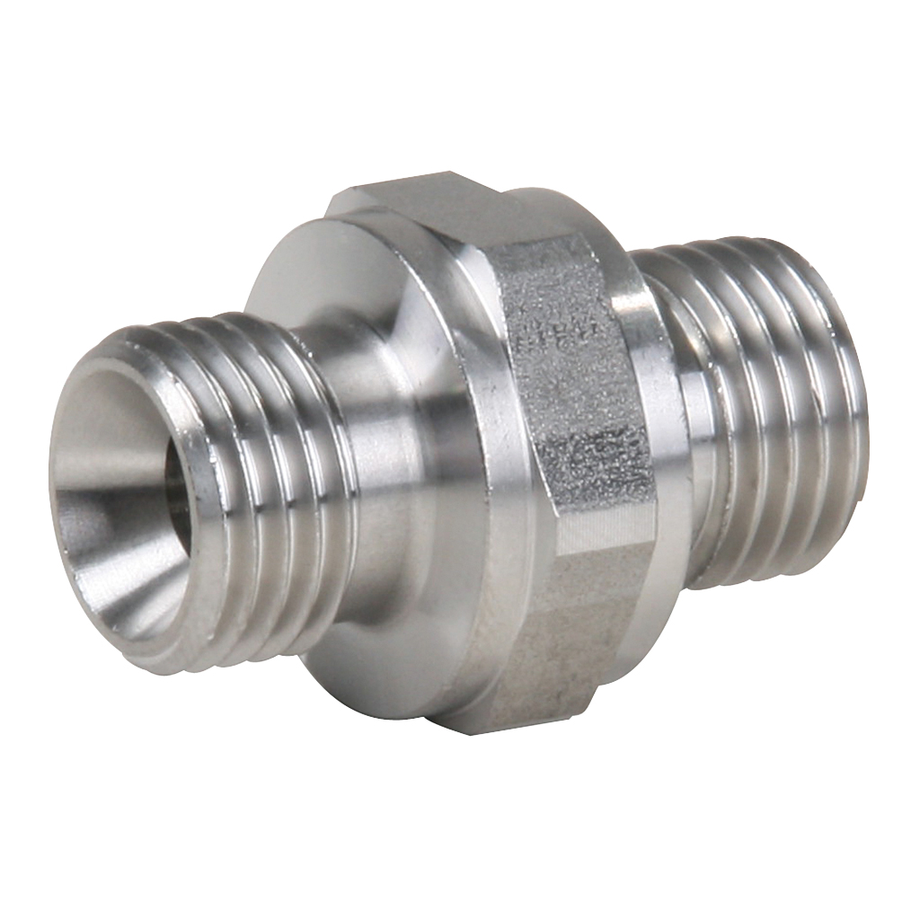 Parallel Thread Rj Fitting Rvs Koppelstuk RVS, 2x 1/4