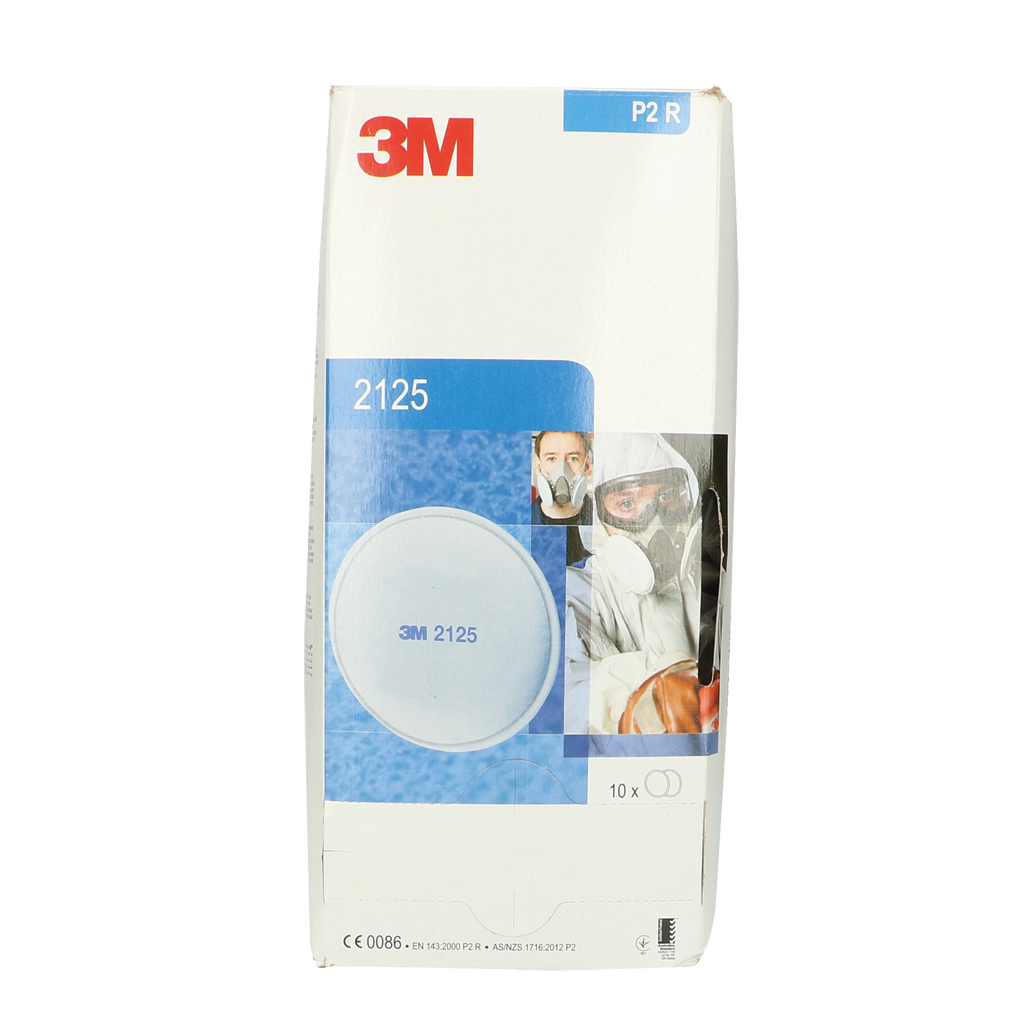 3M Secure Click Partikelfilter D3125 P2 R, für Halbmasken Serie HF-800, 1 Paar 3M Secure Click Partikelfilter D3125 P2 R, für Halbmasken Serie HF-800, 1 Paar