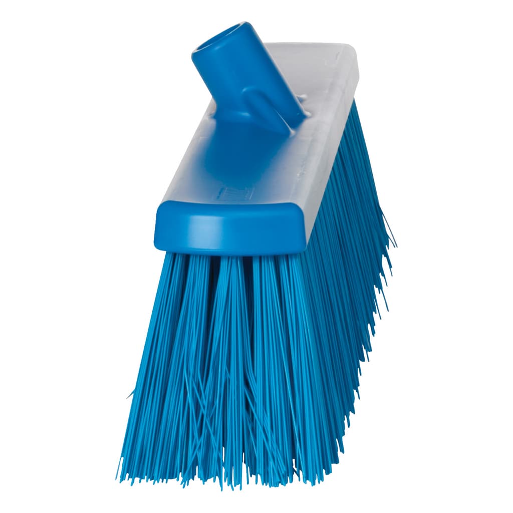 Vikan Bezem hard polyester blauw, 53 cm - Bezems & vloertrekkers